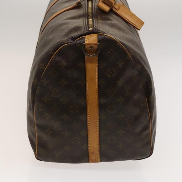 LOUIS VUITTON Monogram Keepall Bandouliere 60 Boston Bag M41412 LV Auth KD299 - Picture 6 of 16